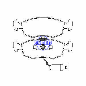FORD ESCORT ORION SCORPIO SIERRA MERKUR Scorpio XR4Ti Plaquette de frein FMSI : 7201-D298 OEM : 1632792 FDB276 TRW : GDB301 WVA : 20907 20909, F298